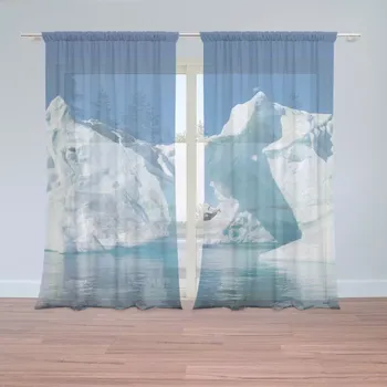 Záclona Záclony Ledovce: 2 ks - 150x250 cm - Sablio