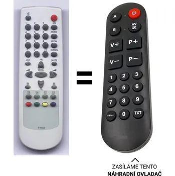 Dálkový ovladač Daewoo DTH-29G2K-100D, DTZ-29U7 R-46G22 náhradní dálkový ovladač pro seniory