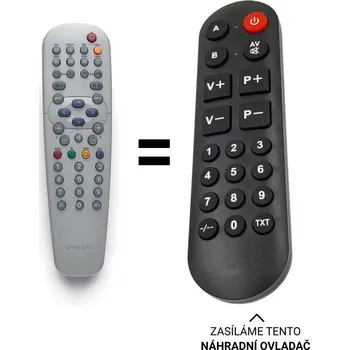 Philips RCLE016, RC19042013/01 náhradní dálkový ovladač pro seniory.