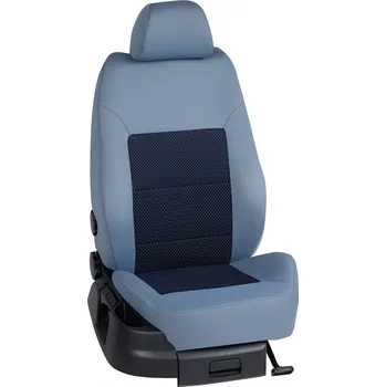 Potah sedadla Autopotahy Volkswagen TOURAN / od r.2015->, 7 Míst 5 dveří, Comfort Line, STANDARD > OR 0318 (OR 0318 / Světle modrý bok)