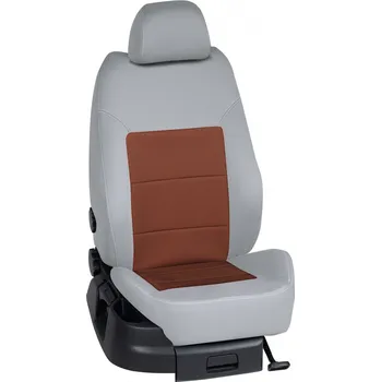 Potah sedadla Autopotahy Peugeot RIFTER / od r.2018->, 7 Míst ( samostatnýh ), KOMFORT > OR 0403 (OR 0403 / Světle šedý bok)