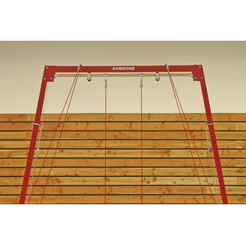 Gymnastický kruh Gymnova Soutěžní konstrukce na kruhy s nastavitelnou pružností - certifikace FIG