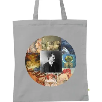 Pánská móda BIO plátěná taška s potiskem Alfons Mucha