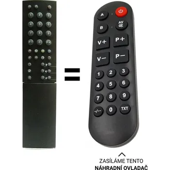 Dálkový ovladač Loewe FB10, FB100, FB20IR, FB300 náhradní dálkový ovladač pro seniory