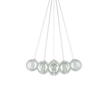 Lodes Random Cloud 14 ø28, závěsné svítidlo LED 14 x 5W 2700K, čiré sklo, rozměr 125x112cm