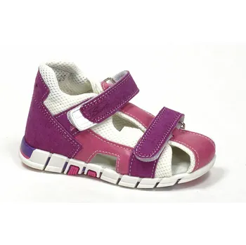 Dívčí obuv Santé N/810/401/S75/S45 dětské zdravotní sandály fialovorůžové Velikost: 19