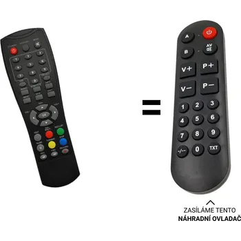 Dálkový ovladač Sencor SDB1016T náhradní dálkový ovladač pro seniory