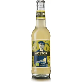 Limonáda Wostok Hruška & Rozmarýn BIO 24 x 0.33 l ve vratných láhvích
