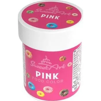 Potravinářské barvivo SweetArt gelová barva Pink (30 g)