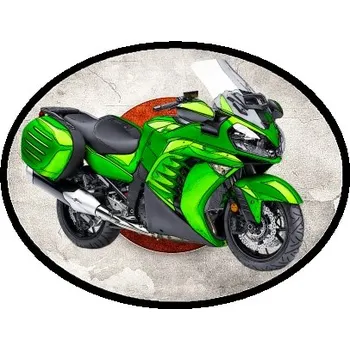 Nášivka nášivka Kawasaki Concours Obdélník (nášivky motorky)