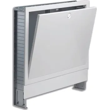 Rozvaděč Skříň pro rozdělovač na omítku Kermi x-net A-xL-L1 AP v provedení Komfort xL, bílá lakovaná, šířka 490 mm