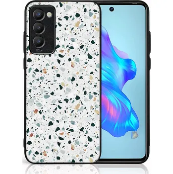Pouzdro na tablet VSECHNONAMOBIL 69402 MY ART Ochranný obal pro Tecno Camon 18 GREY TERRAZZO (163)