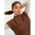 Dámská vesta D90027W90785B2 hnědá, S/M