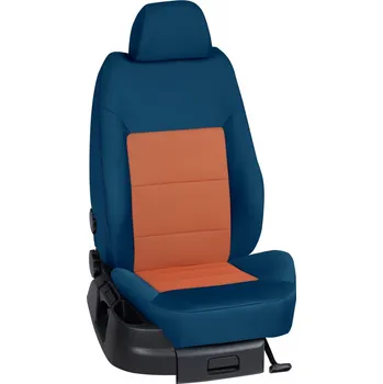 Potah sedadla Autopotahy Seat TOLEDO / od r.2017->, 5 dveří,( STYLE ), STANDARD > OR 0406 (OR 0406 / Modrý bok)
