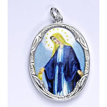 Přívěsek Stříbrný přívěsek medailon Madonka - P1013 H (Stříbrný přívěsek medailon Madonka)