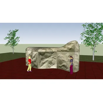 Dětské hřiště Dětské hřiště Block 0F+40 pro štěrkovou bezpečnostní zónu