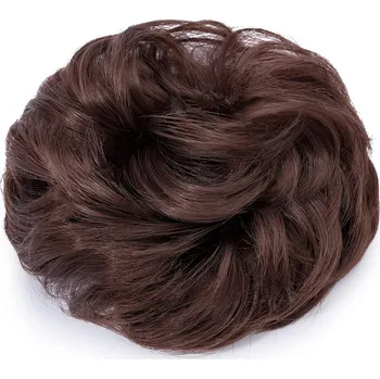 Příčesek Cybelleza Messy Bun příčesek do vlasů s gumičkou, tmavá kaštanově hnědá Nové zboží