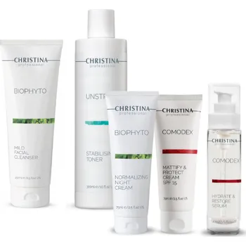 Léčba akné Christina Cosmeceuticals Sada pro SUCHOU pleť s akné