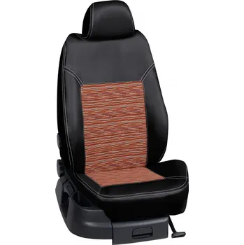 Potah sedadla Autopotahy Ford FUSION / od r.2005-> , 5 dveří, Ambiente, Plus, Trend, Ebony, KOŽENKA > OR 0364 (OR 0364 / Černý koženkový bok)