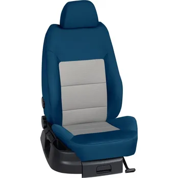 Potah sedadla Autopotahy Citröen JUMPER / od r.2017->, 7 Míst , VALNÍK, STANDARD > OR 0411 (OR 0411 / Modrý bok)