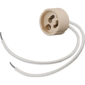 Objímka na žárovku SEZ-CZ SEZ Patice D.3187 GU10 s vodiči OBJ-GU10