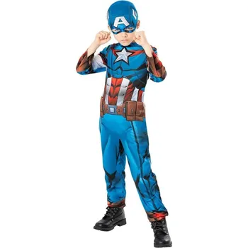 Karnevalový kostým Captain America - licenční kostým - věk 5 - 6 roků - 110 - 115 cm