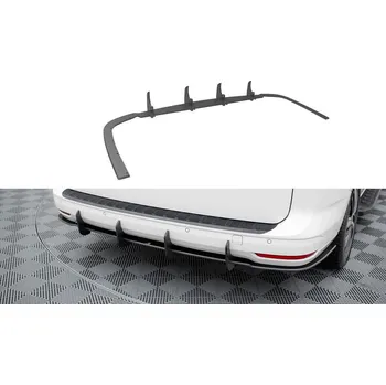 Nárazník Spoiler zadního nárazníku Street pro Volkswagen Caddy Maxi Mk5 černý