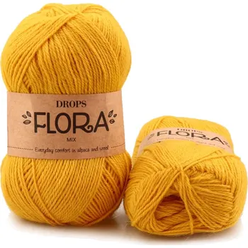 Příze Drops Flora MIX 17 žlutá