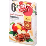Maják Svíčka čajová JABLKO SE SKOŘICÍ vonná 6ks