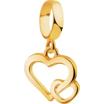 Přívěsek Zlatý přívěsek beads - srdce - Z-623.02