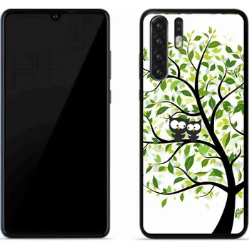 Pouzdro na mobilní telefon Gelový kryt mmCase na mobil Huawei P30 Pro - sovičky na stromě
