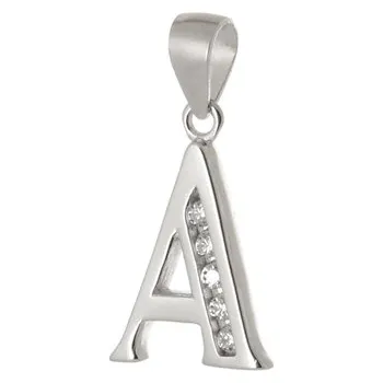 Přívěsek Stříbrný přívěšek s písmenem A 59900F
