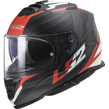 Helma na motorku Integrální helma LS2 FF800 STORM NERVE MATT BLACK RED XL