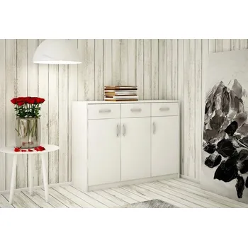 Komoda Komoda AGNES/HIT 3D3S bílá