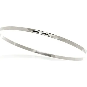 Náramek Dámský stříbrný pevný náramek 65 mm STNA0713F