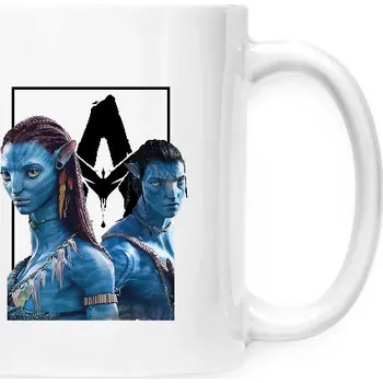 T-shock Hrnek malý bílý s potiskem Avatar