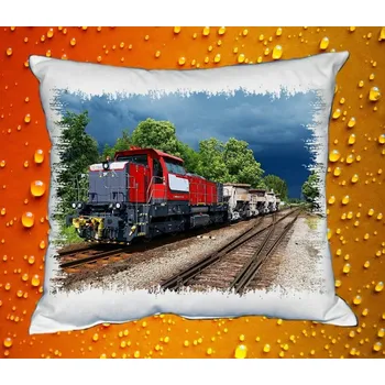 Dekorativní polštářek Polštářek s lokomotivou 741.719