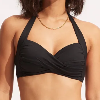 Dámské plavky Seafolly - Seafolly collective plavková podprsenka vyztužená black 10 30806-942