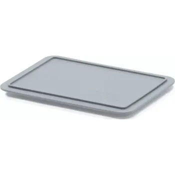 Úložný box Víko k Euro přepravce 20 cm × 15 cm × 1,5 cm, šedá