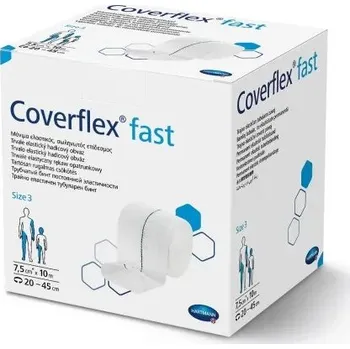 Elastický hadicový obvaz Coverflex fast—7,5 cm x 10 m