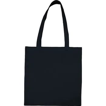 Taška bavlněná, 140 g/m², 38 x 42cm, dlouhé ucho, temně modrá