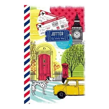 Fresh LLC Zápisníček A6 bez linek 80 listů Londýn