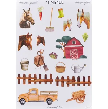 samolepka Samolepky MINIMEE journal - Farma