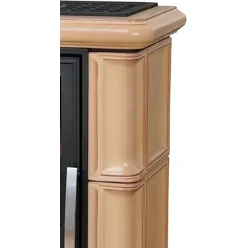 Krbová kamna ABX, spol. s.r.o. ABX BRITANIA K kachlová kamna, 3,5-9kW, naturbraun