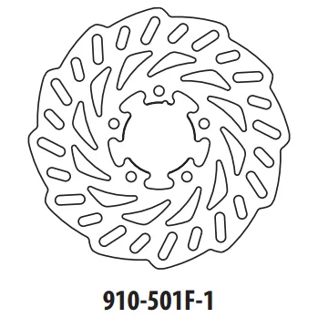 Brzdový kotouč Brzdový kotouč GOLDFREN 910-501F-1 přední 220 mm