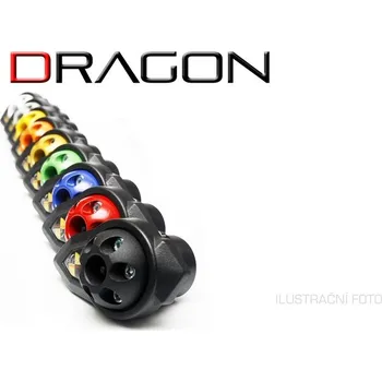 Rám pro motocykl hlavice na rám DRAGON s korunkami - pár, (zlatá), RUTAN PERFORMANCE