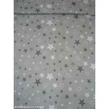 LÁTKA - LÁTKY * HVĚZDY na šedé 01