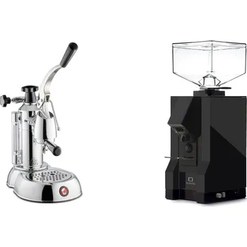 Kávovar La Pavoni Stradivari Lusso + Eureka Mignon Silenzio, BL black