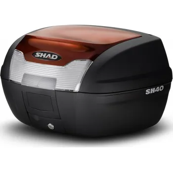 Motodoplněk Vrchní kufr na motorku s barevným krytem SHAD SH40 červená