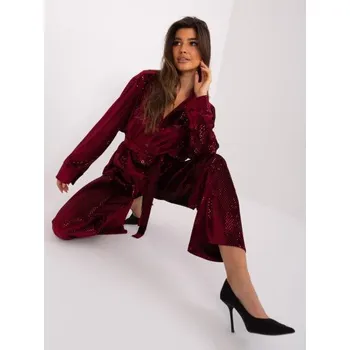 Dámská souprava s páskem LERA bordó